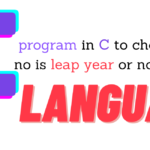 leap year condition in Hindi |Write a program in C to check given no is a leap year or not in Hindi program in C to check given no is leap year or not in Hindi
