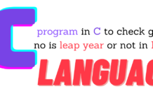 leap year condition in Hindi |Write a program in C to check given no is a leap year or not in Hindi program in C to check given no is leap year or not in Hindi