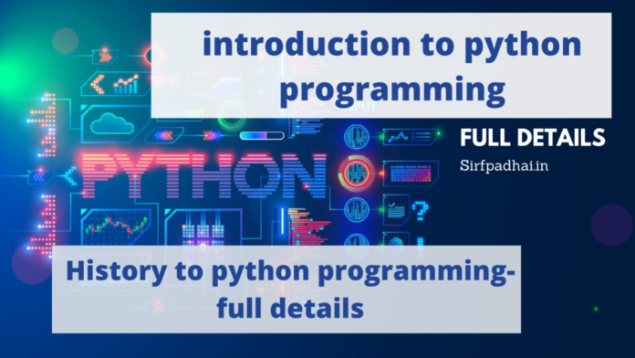 introduction to python