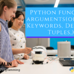 Python function arguments (object, Keys, Default) Python function arguments(objects, Keywords, Default, Tuples,)