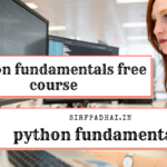 Python fundamentals (python fundamentals free course) python fundamentals free course
