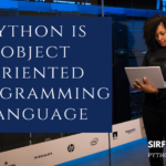 Python is an object-oriented programming language python is object oriented programming language