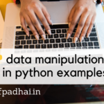 Data manipulation in python examples| data manipulation in python tutorial data manipulation in python examples