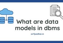 what are data models in dbms|what are its types? what are data models in dbms