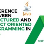 difference between structured and object oriented programming in java difference between structured and object oriented programming in java