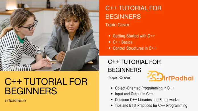 C++ tutorial for beginners