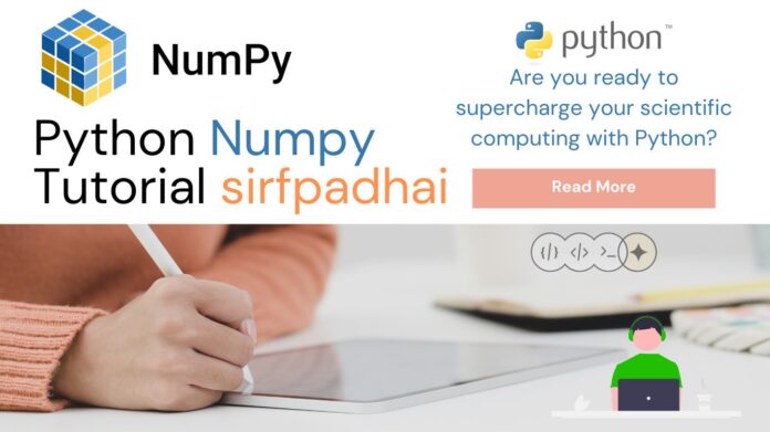 Python Numpy Tutorial sirfpadhai