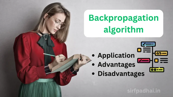 Backpropagation algorithm