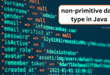 non-primitive data type in Java non-primitive data type in Java