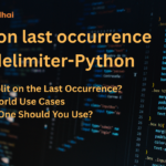 Split on last occurrence of delimiter-Python – Sirfpadhai Split on last occurrence of delimiter-Python - Sirfpadhai
